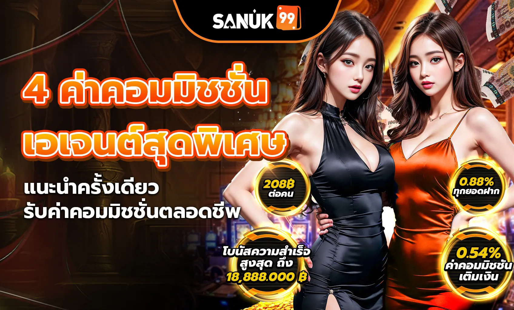 Refer once and get lifetime commission.